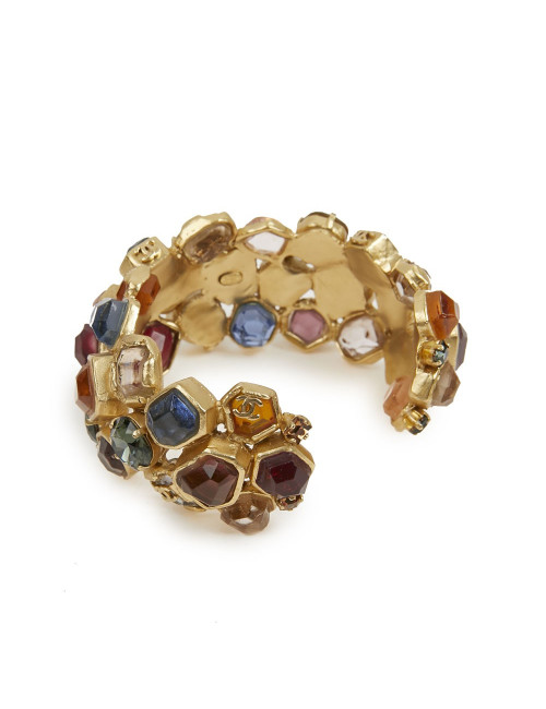 Manchette CHANEL cabochons 