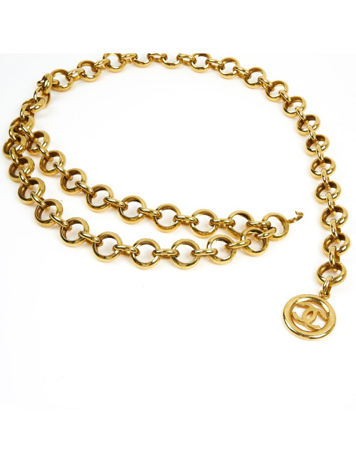 Ceinture Vintage CHANEL chaîne dorée