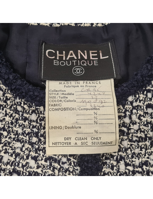 Veste courte CHANEL T 38 tweed