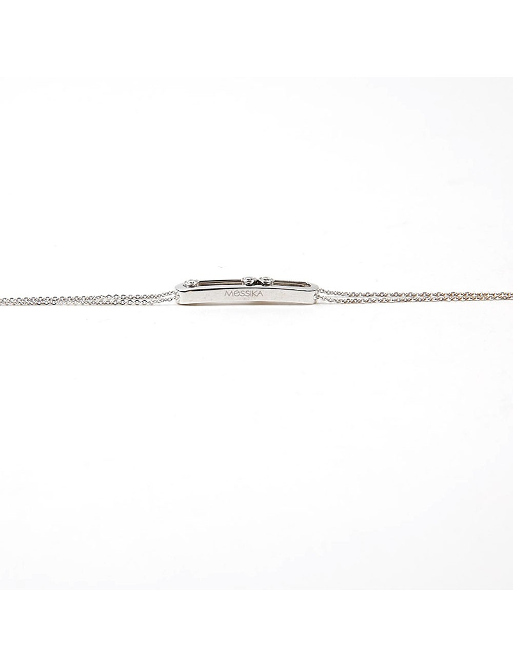 Bracelet 'Move' MESSIKA or blanc 750 et diamants