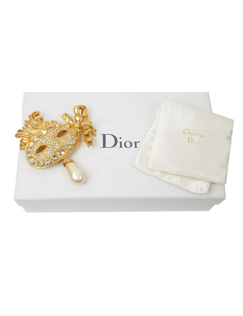 Broche masque CHRISTIAN DIOR 