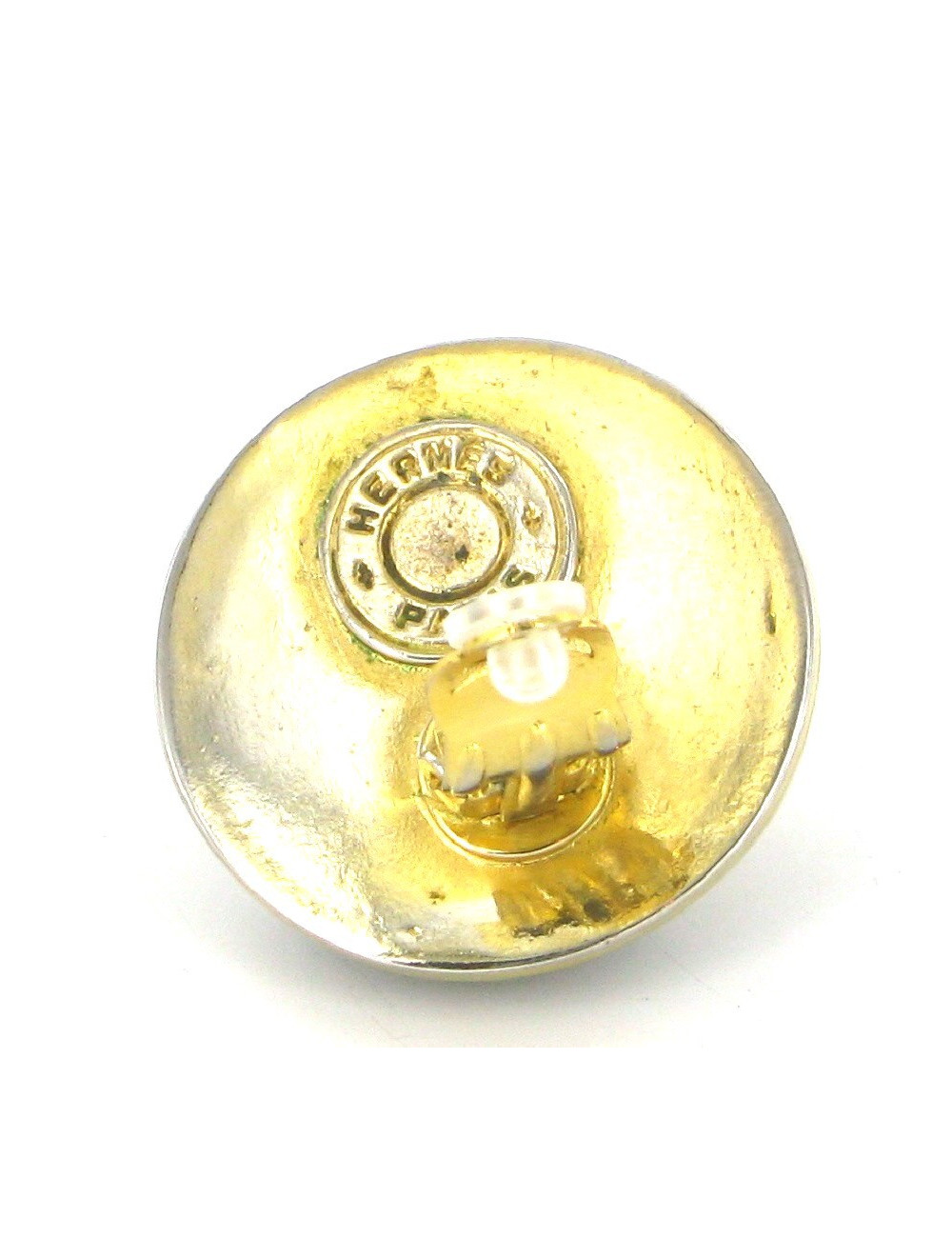 Clips collector clous médor et cuir HERMES