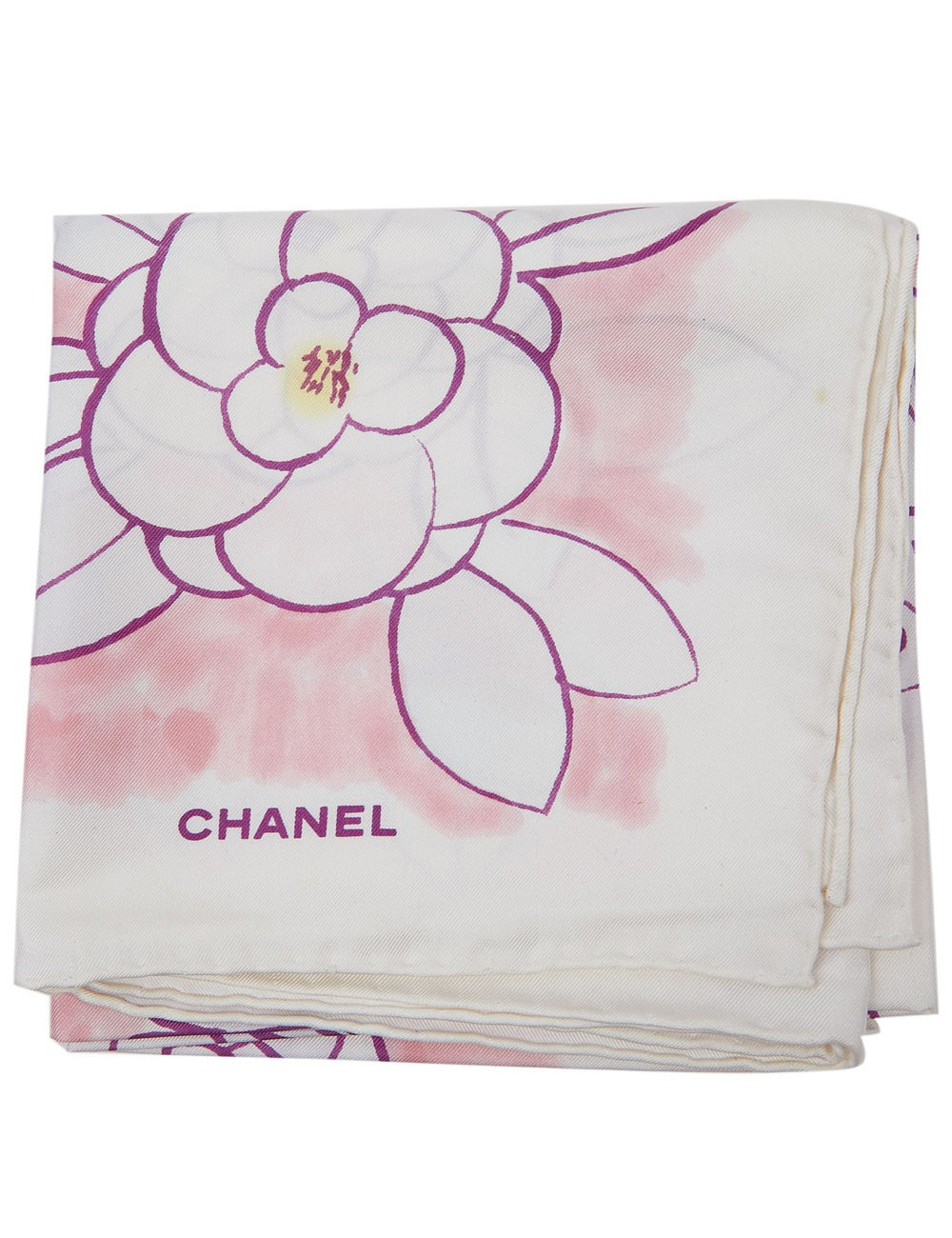 Carré en soie CHANEL camélias