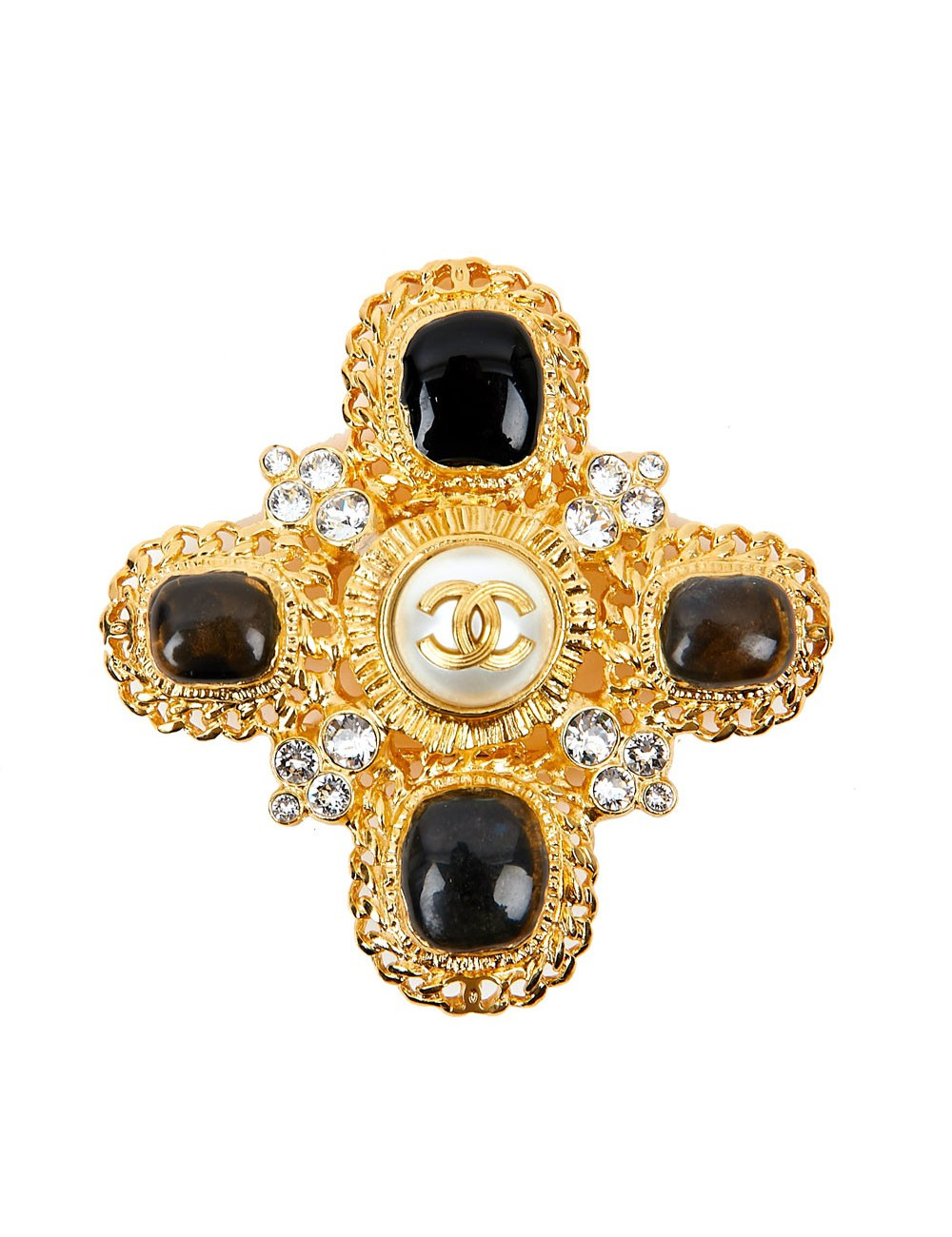 Broche CHANEL  émaillée 