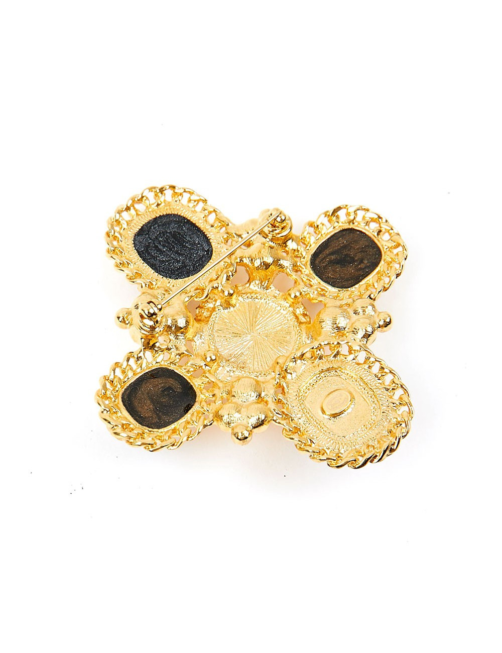 Broche CHANEL  émaillée 