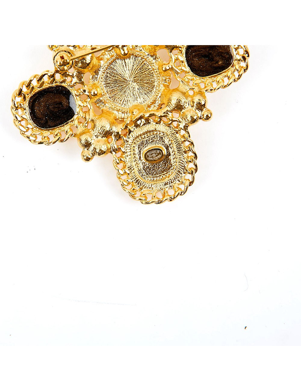 Broche CHANEL  émaillée 