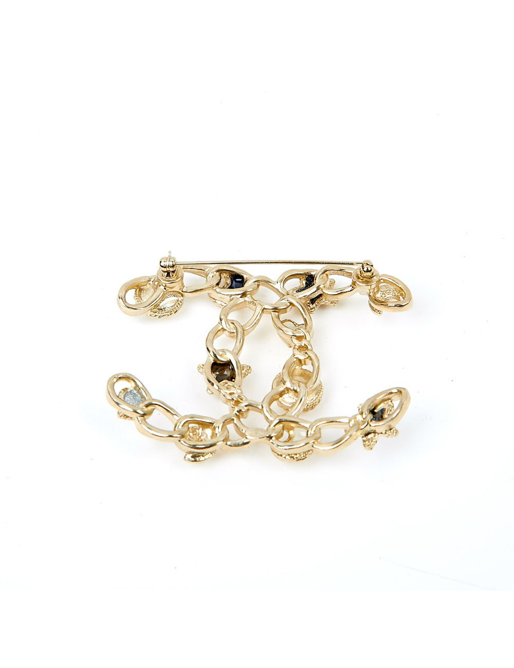 Broche CHANEL  cœur étoile lune