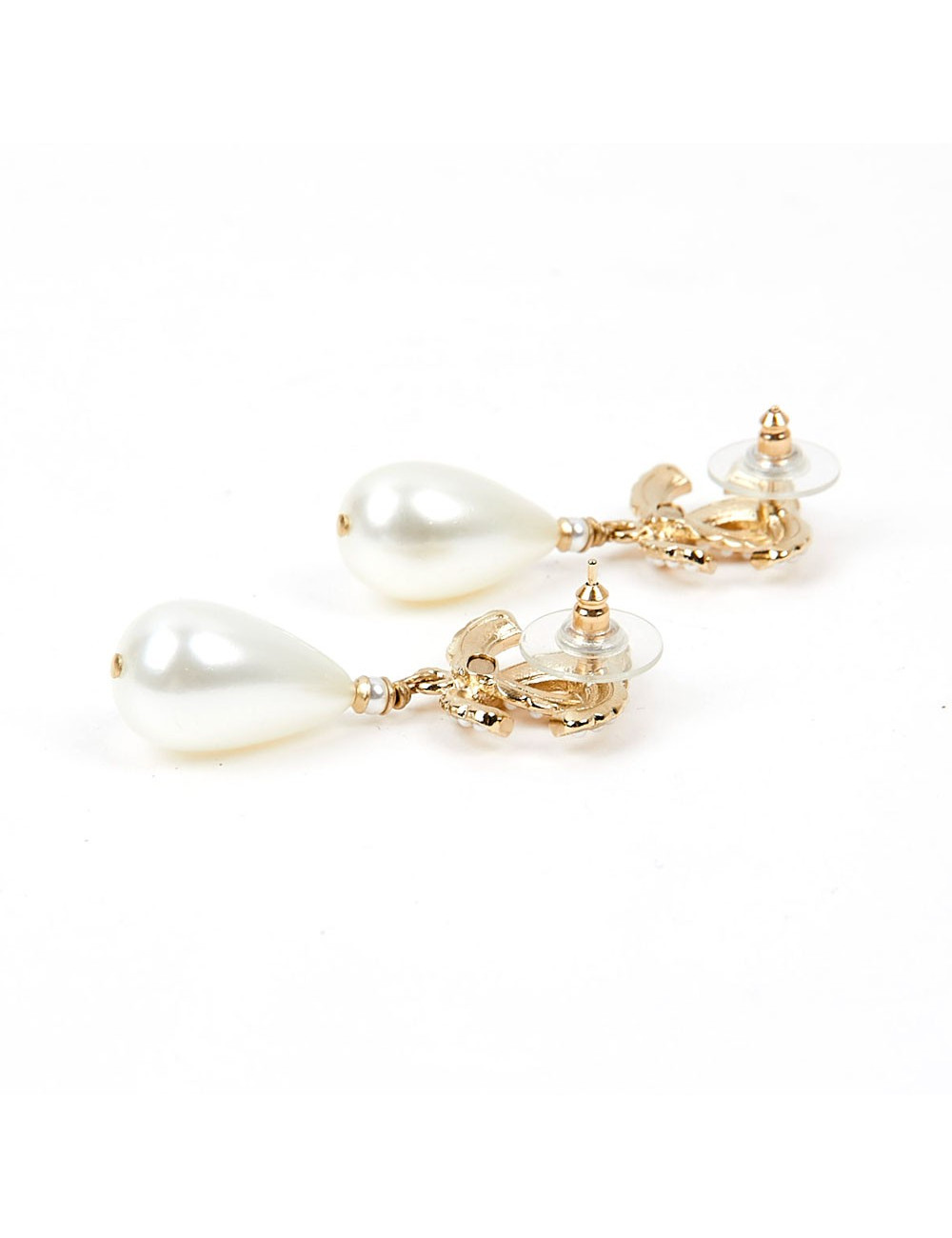 CHANEL pendant studs 