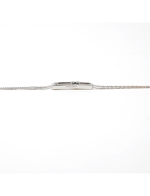 Bracelet Messika or blanc et diamants