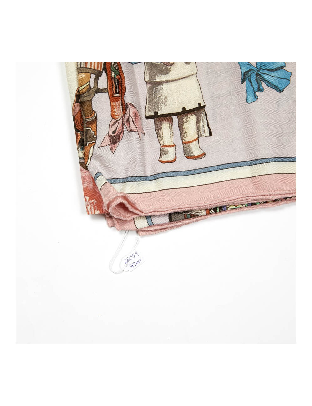 Châle HERMES cachemire et soie Collector