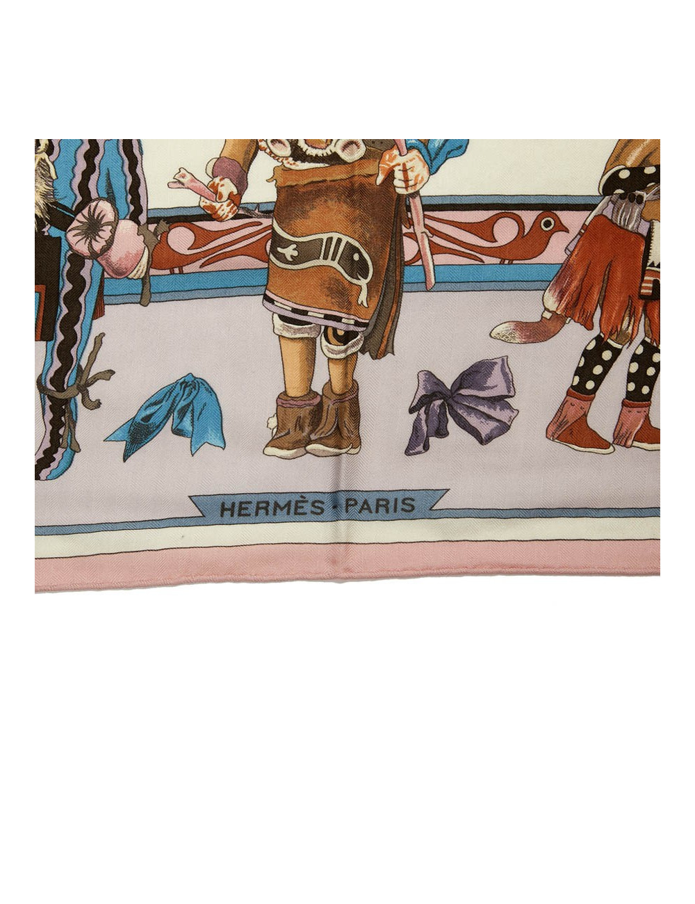 Châle HERMES cachemire et soie Collector