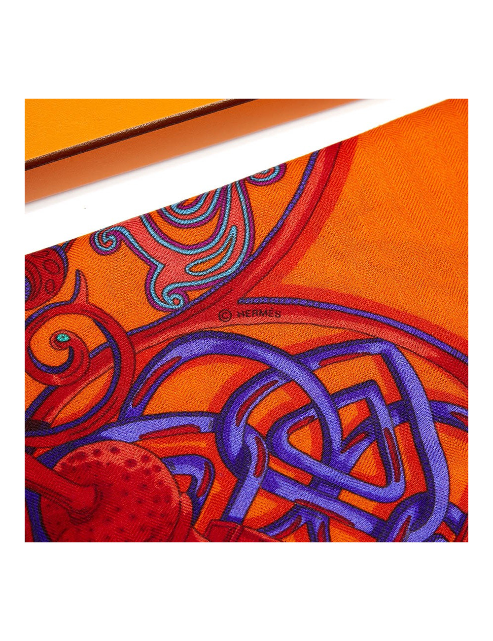 Châle La charmante aux animaux HERMES cachemire  et soie