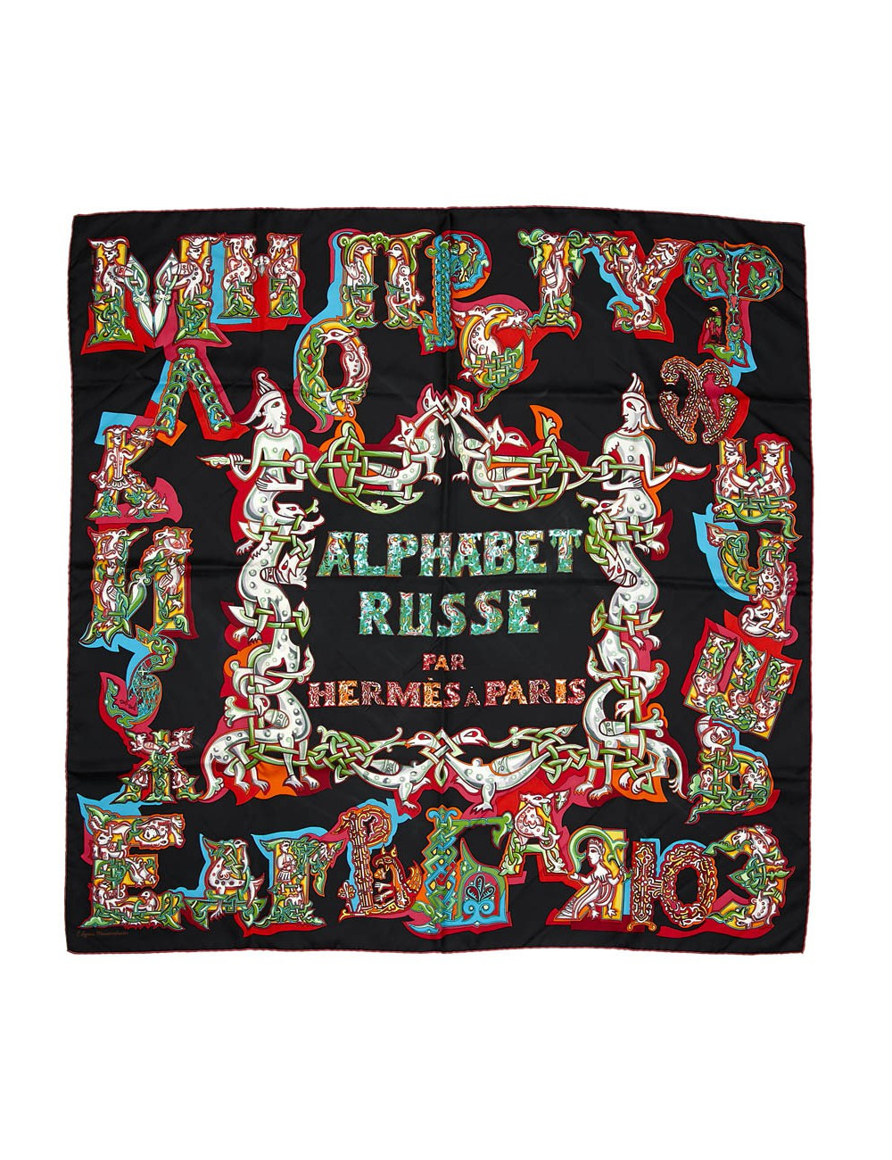 Carré L'Halphabet Russe HERMES