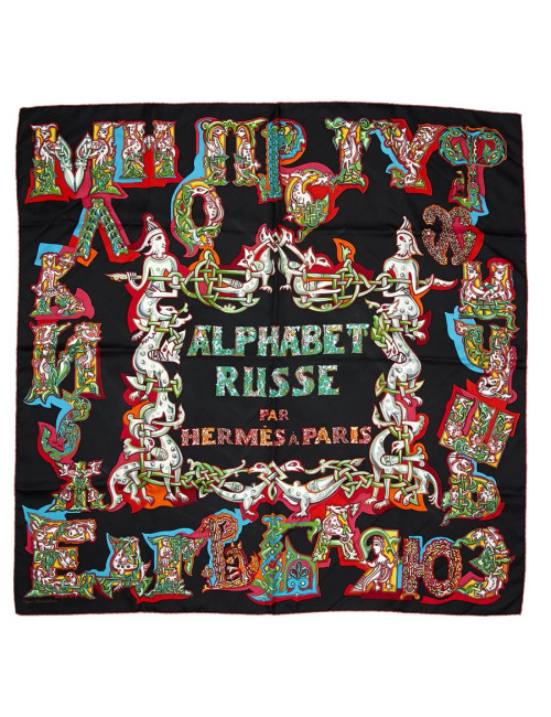 Carré L'Halphabet Russe HERMES