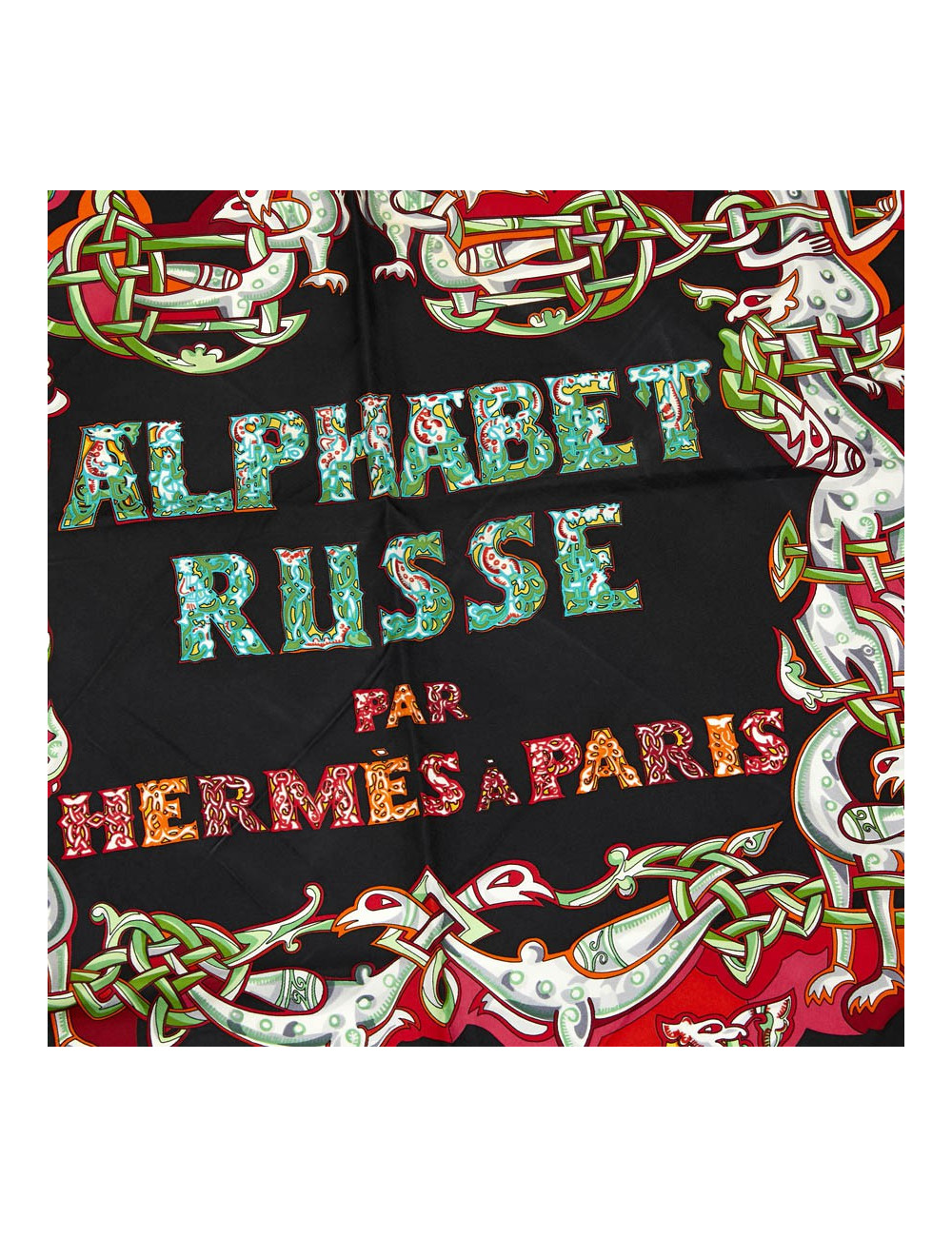 Carré L'Halphabet Russe HERMES