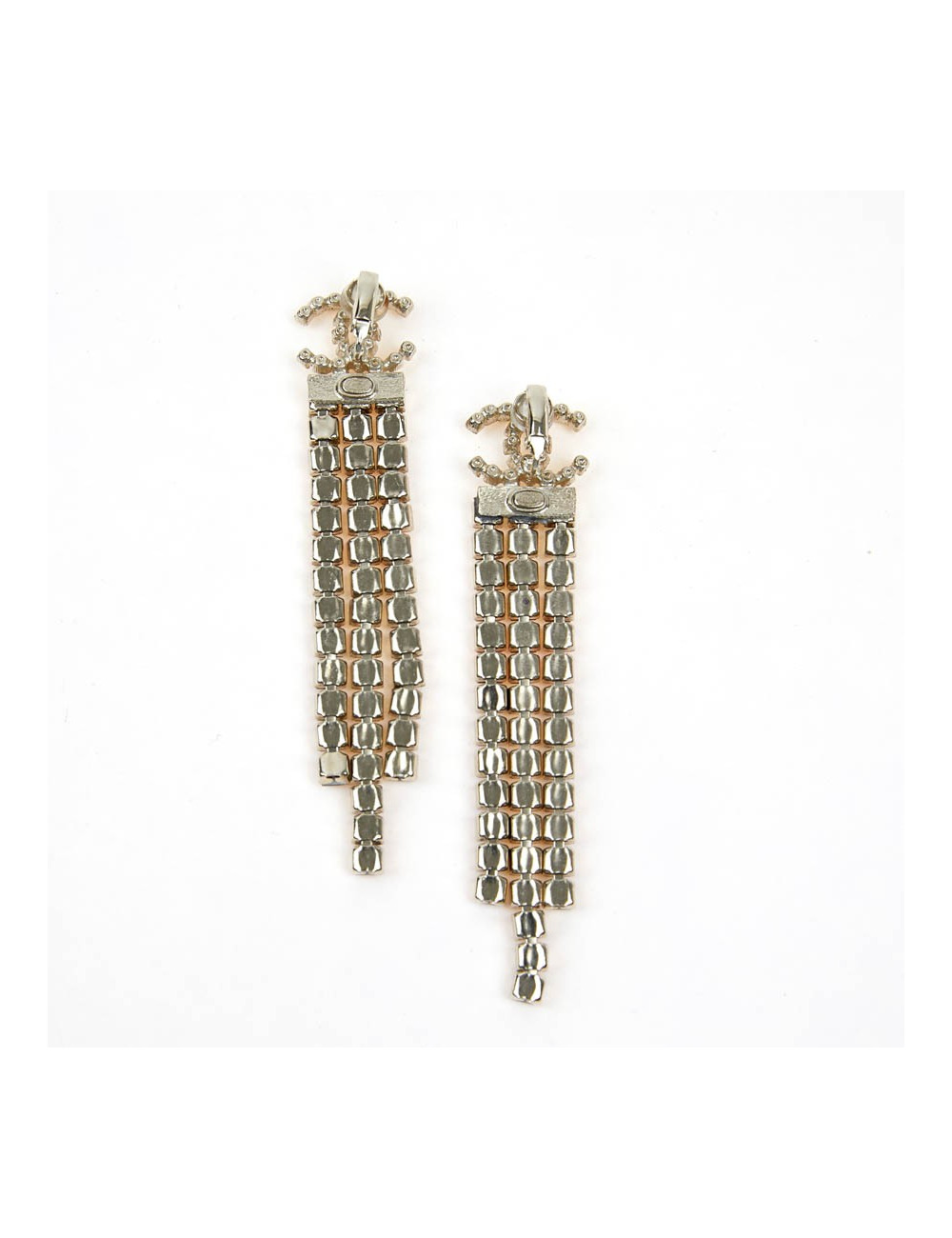 Clips pendants CHANEL Egypte dorés