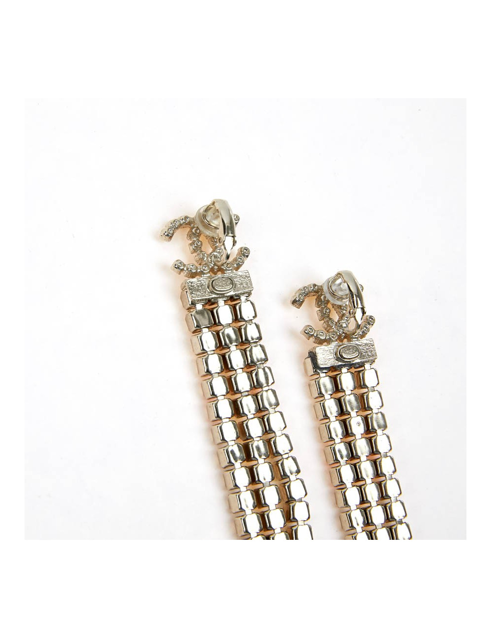 Clips pendants CHANEL Egypte dorés