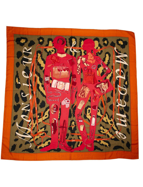 Châle HERMES Monsieur Madame