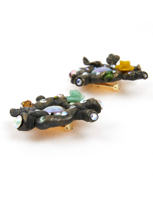 Boucles d'oreille clips CHANEL Vintage