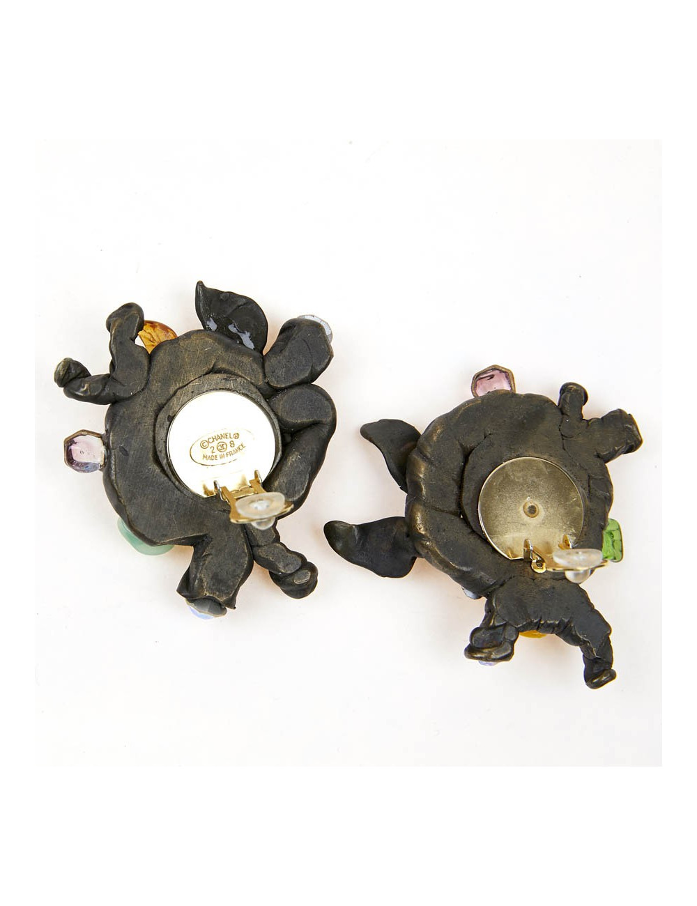 Boucles d'oreille clips CHANEL Vintage