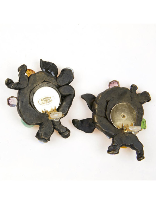 Boucles d'oreille clips CHANEL Vintage