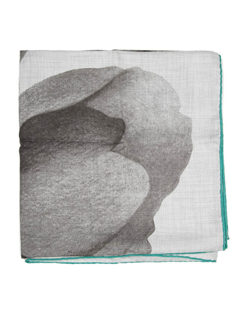 Châle HERMES "Une rose pour Alma"