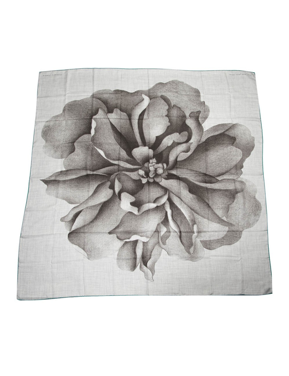 Châle HERMES "Une rose pour Alma"