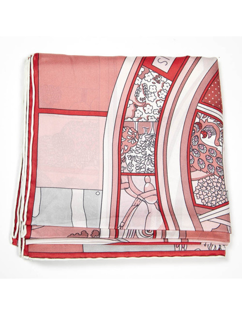 HERMES Washington's Carriage Scarf 140 - Occasion Certified Authentic