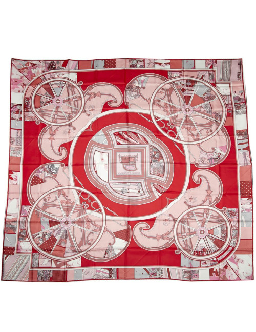 HERMES Washington's Carriage Scarf 140 - Occasion Certified Authentic