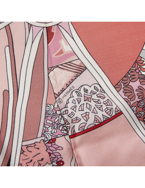 HERMES Washington's Carriage Scarf 140 - Occasion Certified Authentic