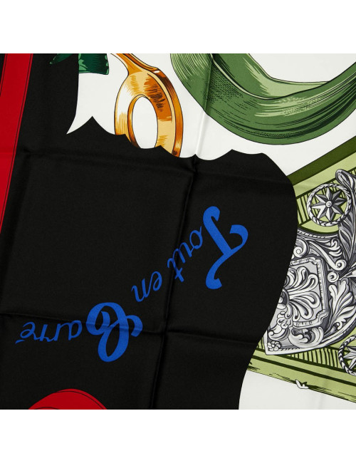 Carré géant  HERMES Tout en carré