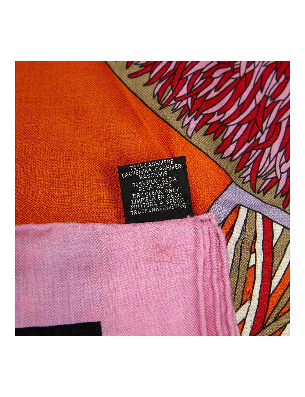 Châle HERMES "A travers champs"