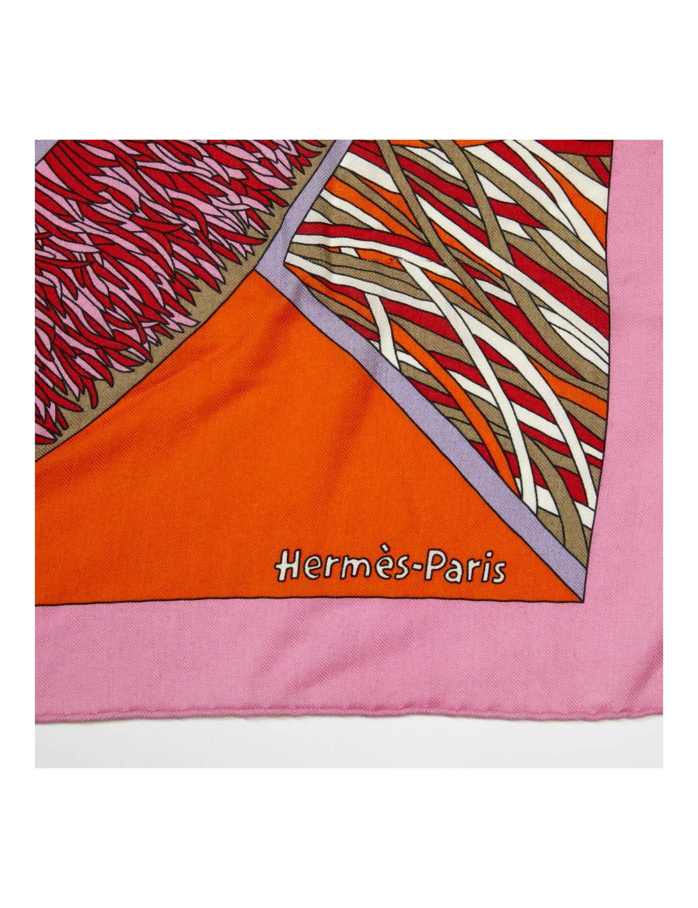 Châle HERMES "A travers champs"