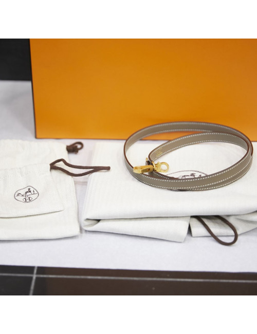 Kelly II 35 sellier Hermès etoupe 
