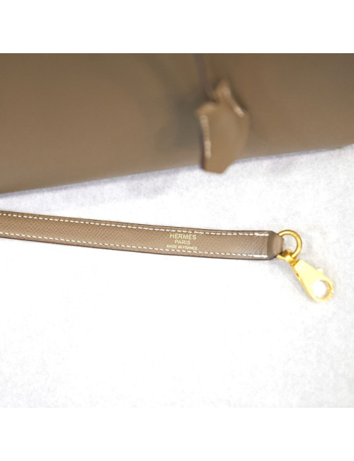 Kelly II 35 sellier Hermès etoupe 