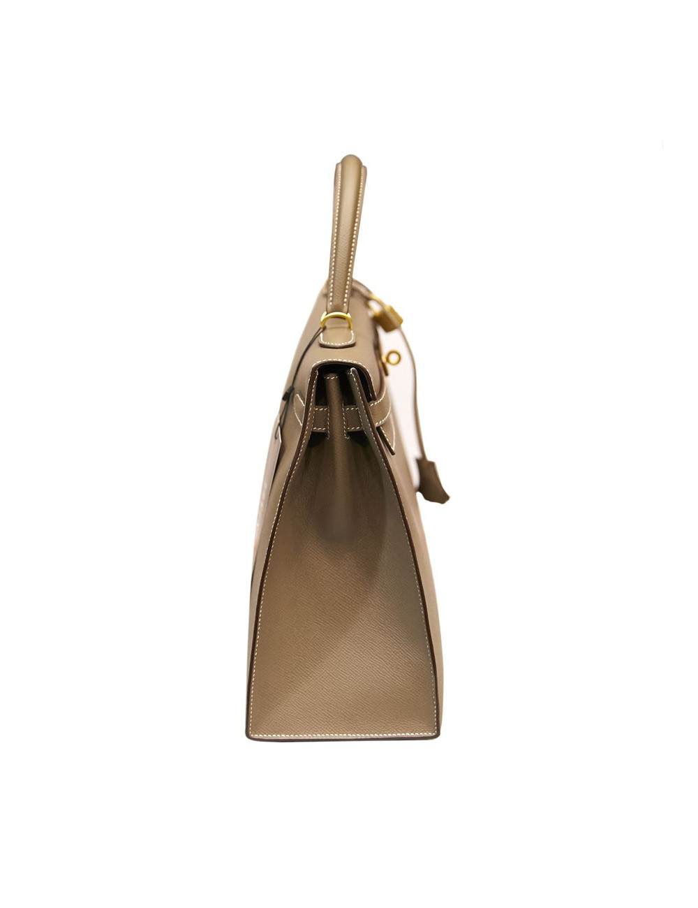 Kelly II 35 sellier Hermès etoupe 