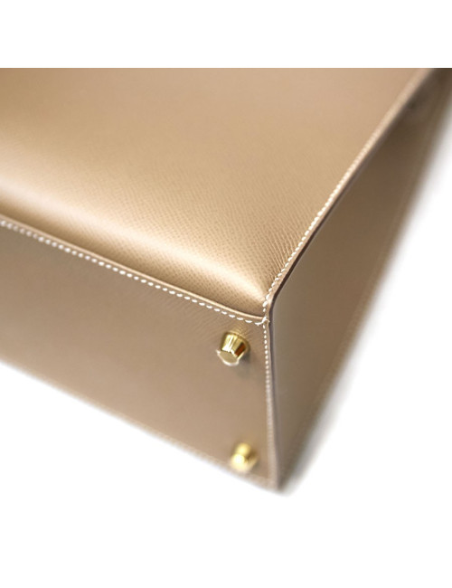 Kelly II 35 sellier Hermès etoupe 