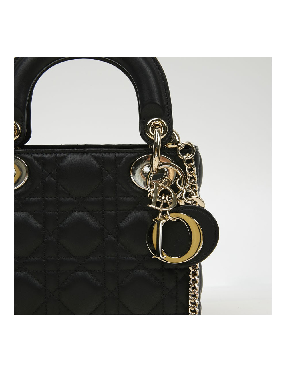 Sac à main Mini Lady D Dior noir