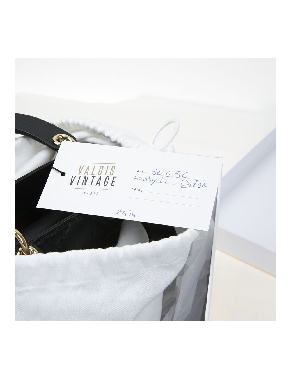 Sac à main Mini Lady D Dior noir