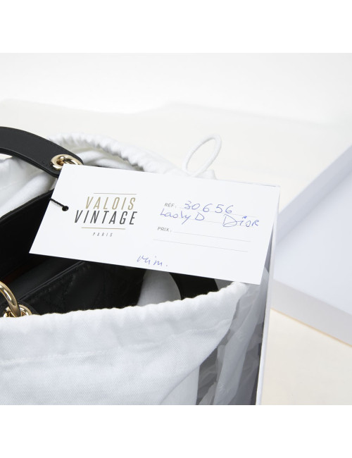 Sac à main Mini Lady D Dior noir