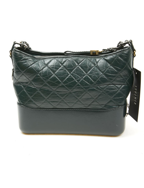 Sac Gabrielle CHANEL cuir vert