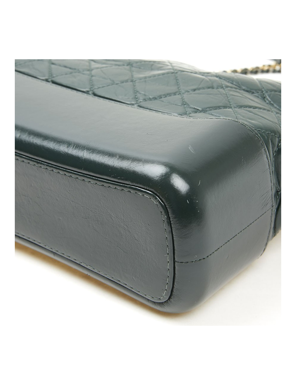 Sac Gabrielle CHANEL cuir vert