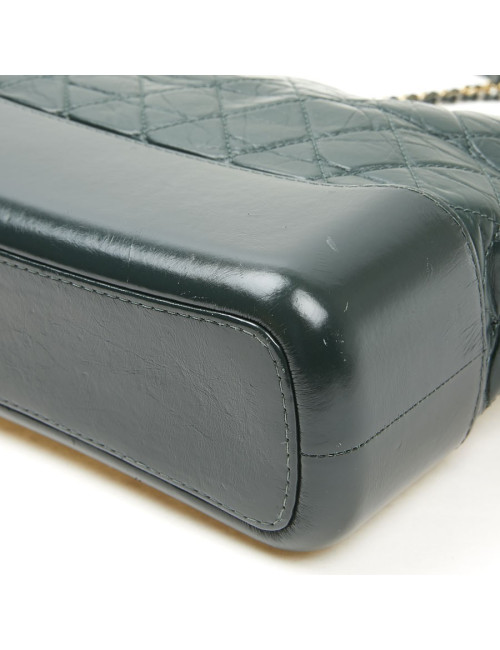 Sac Gabrielle CHANEL cuir vert