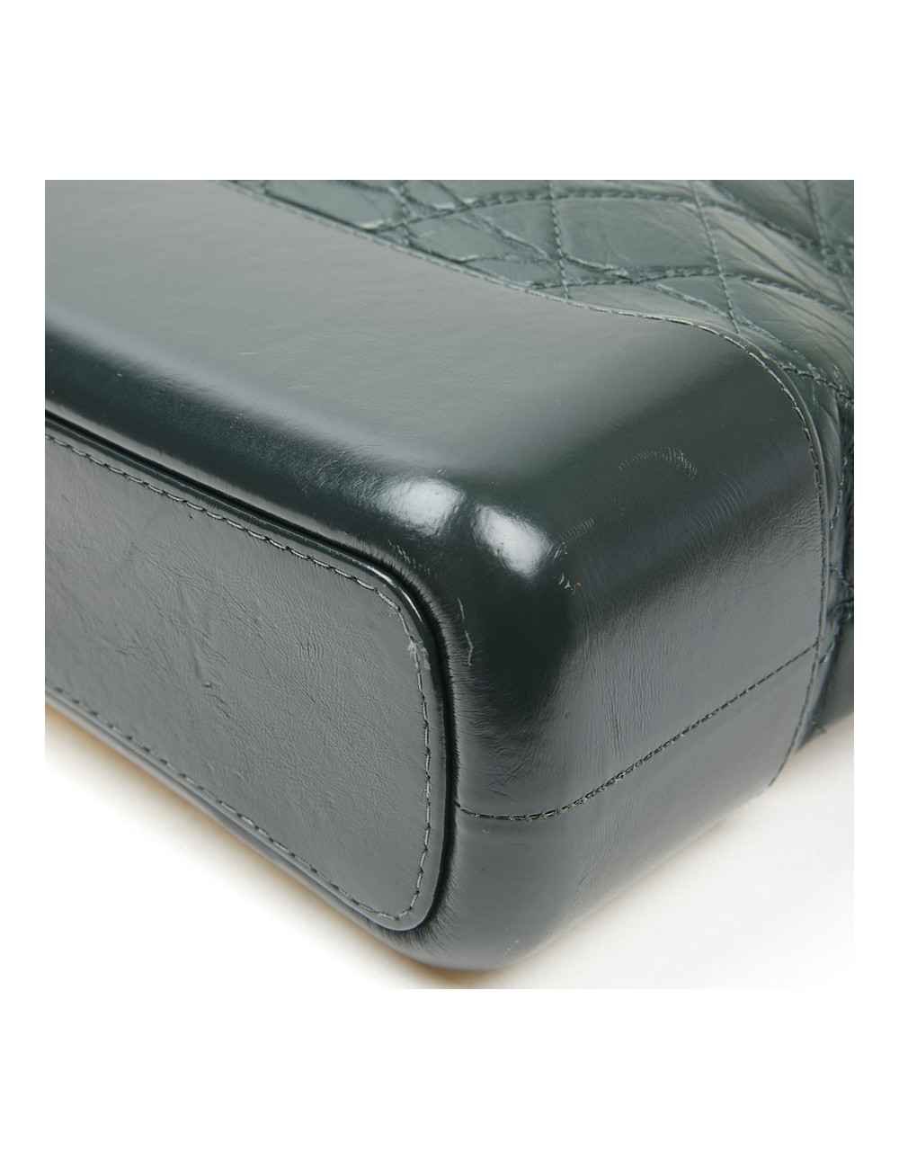 Sac Gabrielle CHANEL cuir vert