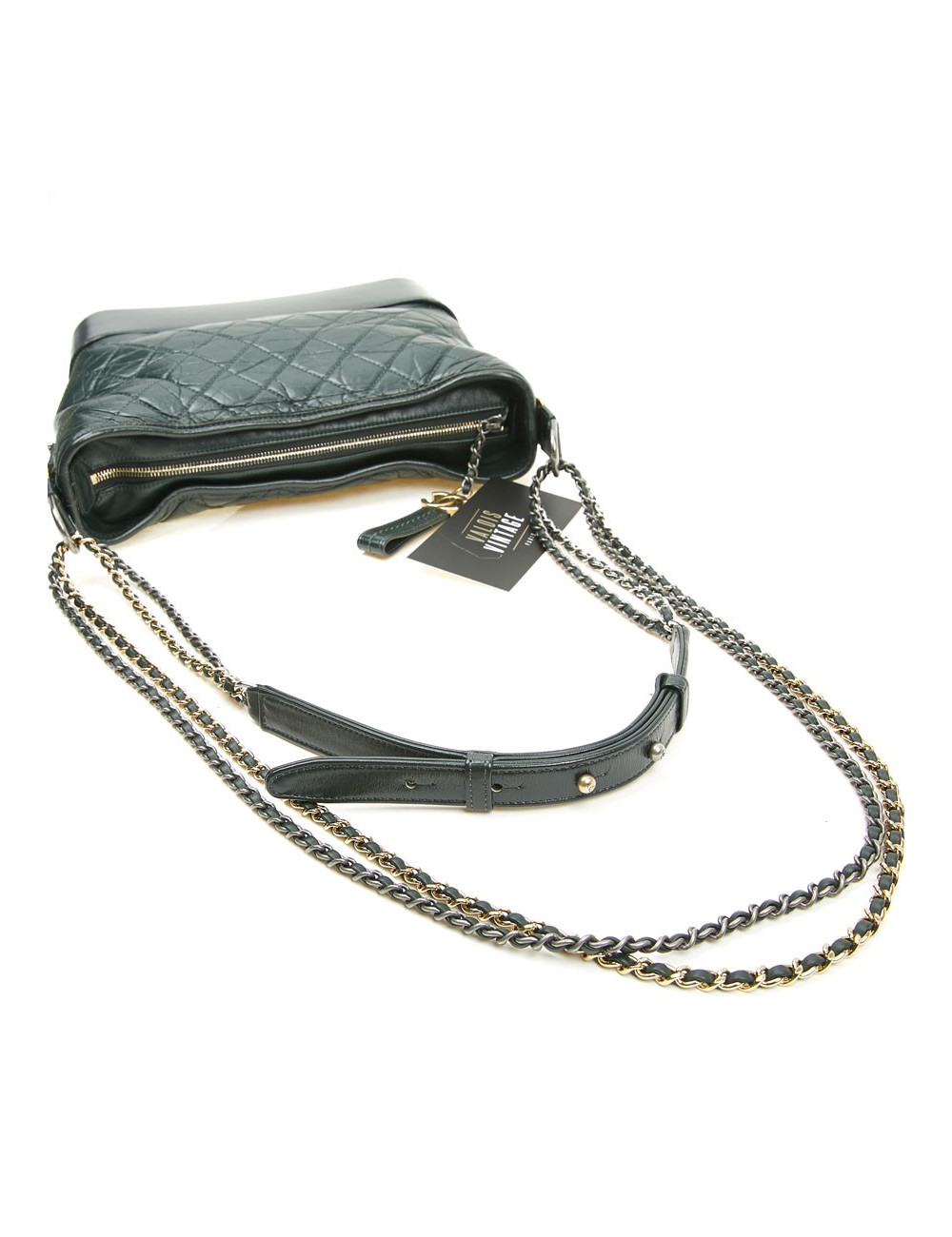 Sac Gabrielle CHANEL cuir vert