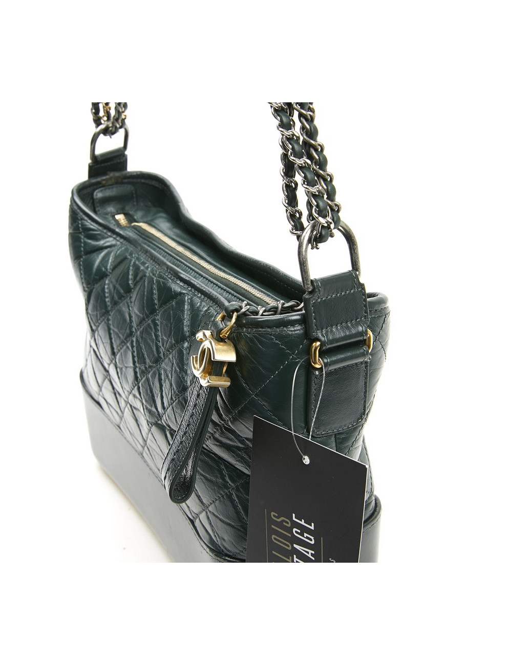 Sac Gabrielle CHANEL cuir vert