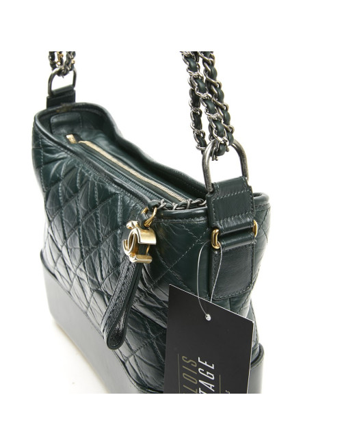 Sac Gabrielle CHANEL cuir vert