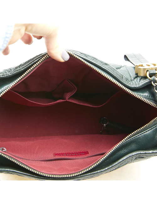 Sac Gabrielle CHANEL cuir vert