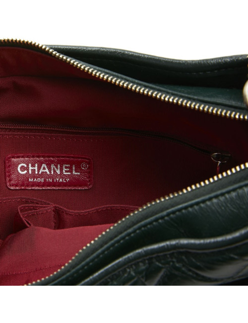 Sac Gabrielle CHANEL cuir vert