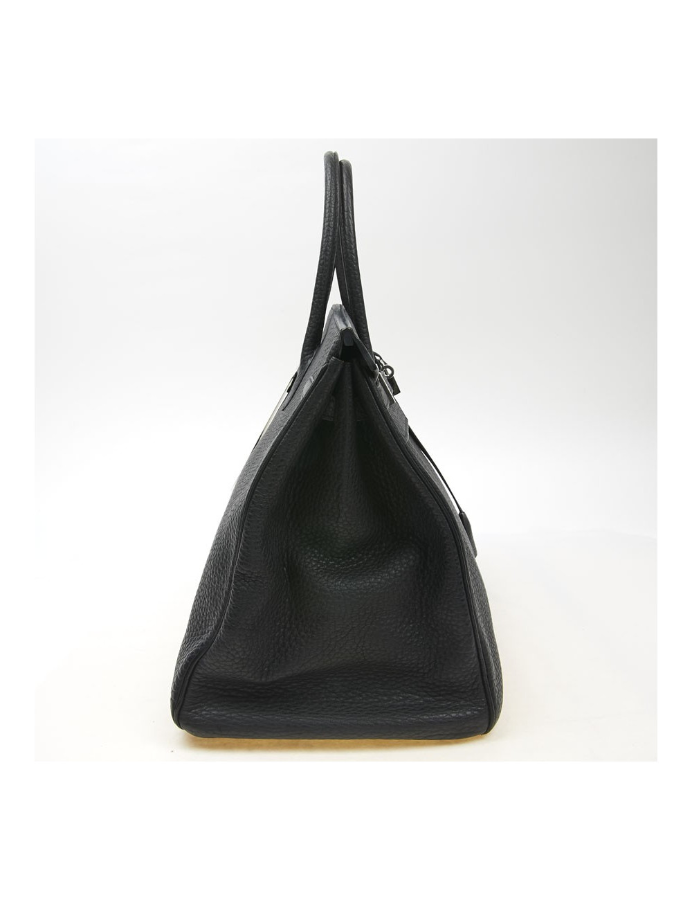 Birkin 40 Hermès cuir Fiord noir